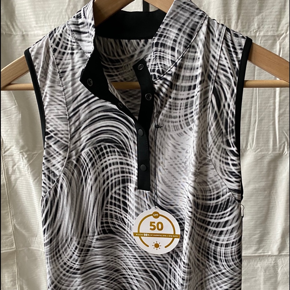 Tail White Label Golf Polo (gray, black, white)